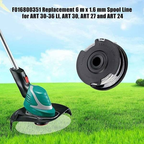 Buskrabberlinjespoler - LUSKYKA® - Pakke med 10 spoler - Dobbelt linje - 6 m længde - 1,6 mm diameter