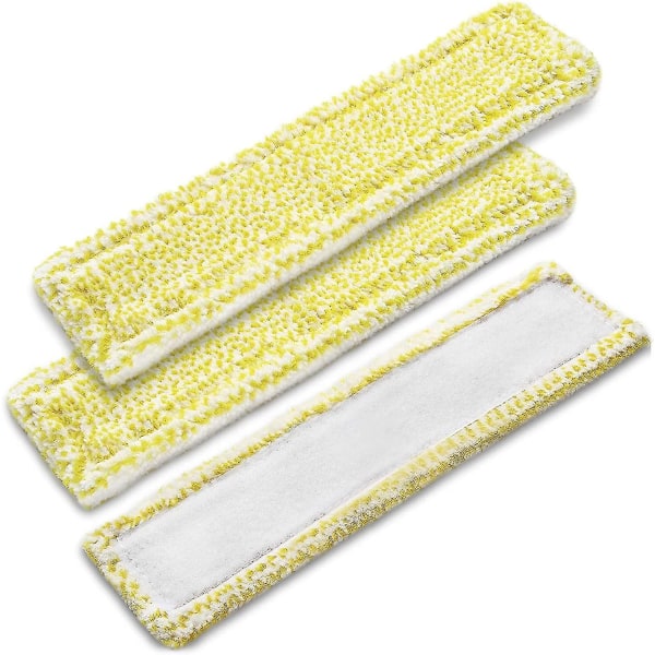 Vindusvasker Vakuum Rengjøring Mikrofiber Swipping Mopp Pads Kompatibel Med Karcher Wv2 Plus Wv5 Premium 3 Pakker