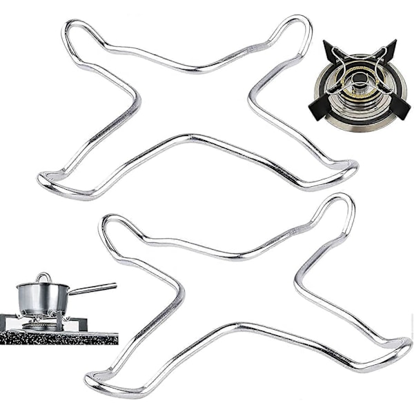 Pieces Universal Gjutjärns Gasring, Universal Spishållare, Wokstöd för Gasspis, för Kök, Kaffebryggare, Ugnar, Gasspisar