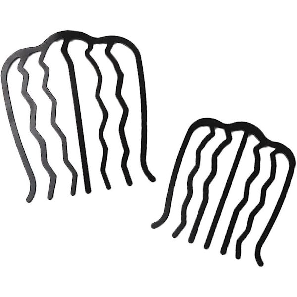 Kryc hårklemme hårnål bolle chignon pin hårgaffel franske hårnåle 4 prong hårpind bolle hårholder tilbehør til kvinder og piger