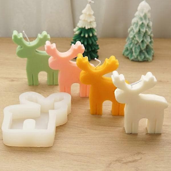 Elg Lys Form Julehjort 3D Form Hjem De