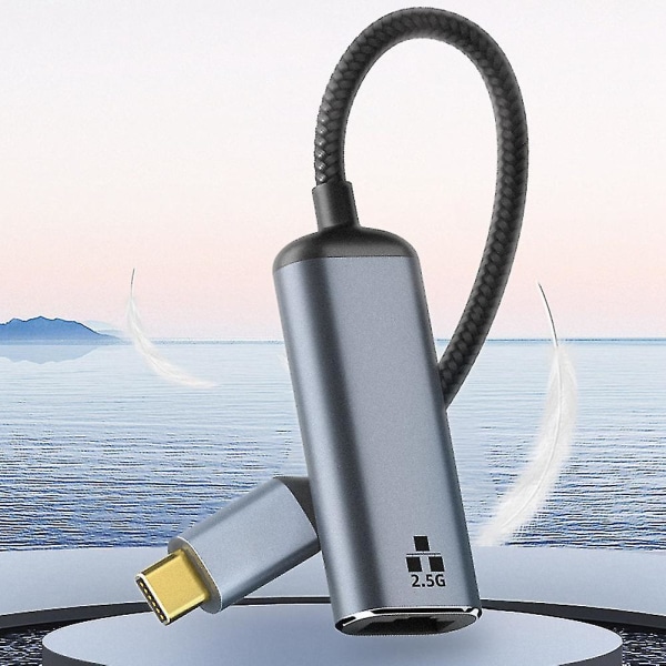 2500mbps 2.5g USB-C Ethernet-sovitin 2.5 Gigabit Type C - Lan Rj45 -verkkoadapteri Pro USB 3.0 -mainokseen