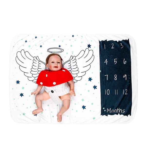 Meilenstein Decke Fr Neugeborene Baby Monatliche Milestone Valokuva Requisiten Shoots Hintergrund Tuch 70 * 102cm