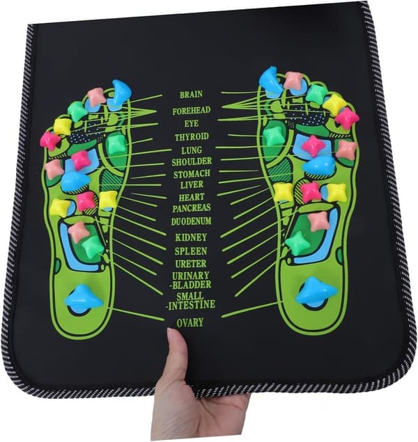 Akupressur Fodtrykspunktsmåtte 175x35cm Stenmassageplade