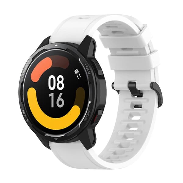 Silikonerem til Xiaomi Watch S1 Active / Watch Color 2 White