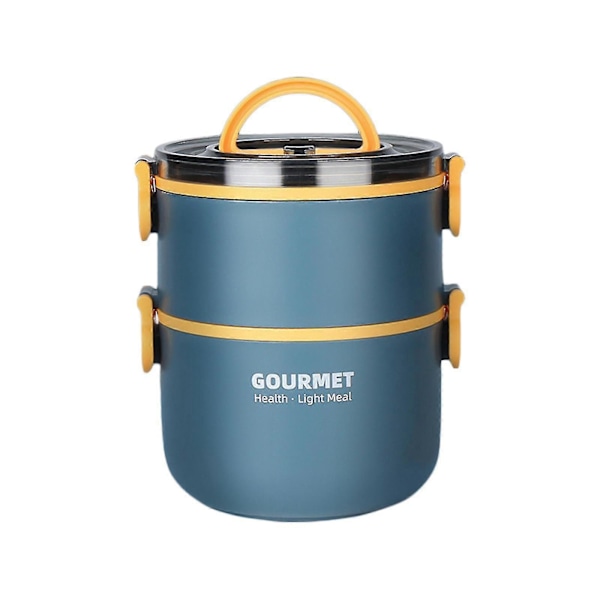 Termokande til mad, mad termokande isolerede suppe termokander, rustfrit stål madbeholder Bento madkasse rejse camping termokande 1000ml1600 Blue 1000ml