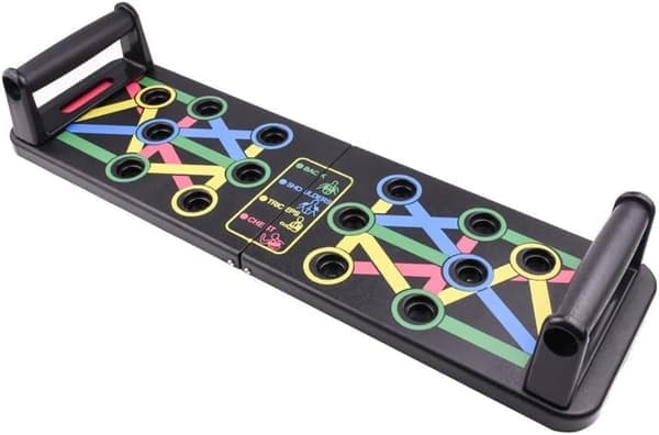 Solid Push Up Board Vikbar Hemmaträningsutrustning Multifunktionellt Push Up Rack System Träningsgolv Bröstmuskelträning Professionell Utrustning