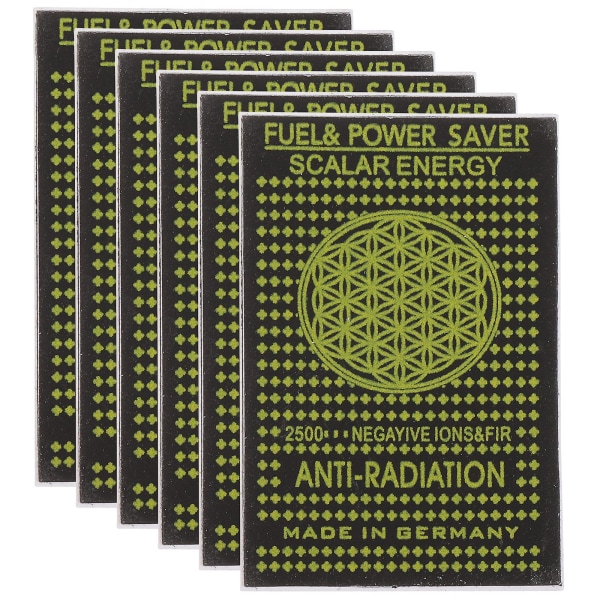 6 stk Anti-stråling telefonklistermærke Anti-emf strålingsskjoldblokker til computer