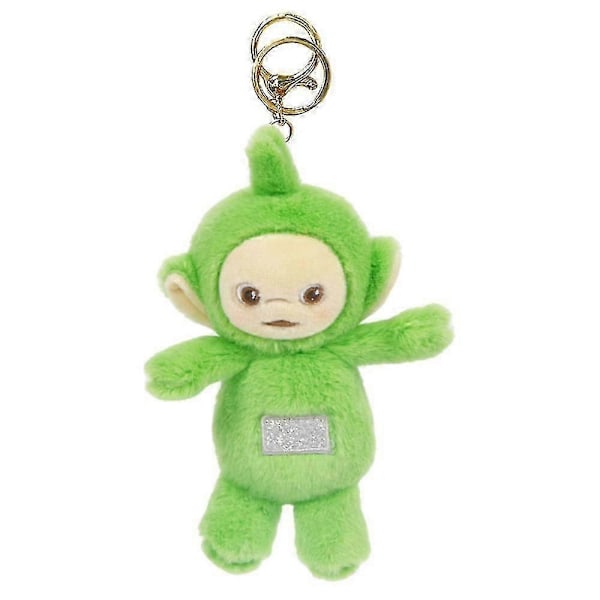 Passer for Teletubbies Kosedukke Skolesekk Tilbehør Anheng Plysj Tegneserie Ornament Green