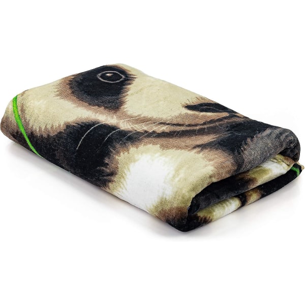 Precious Pandas Super Soft Plysch Bomull Strand Bad Pool Handduk - - -ys