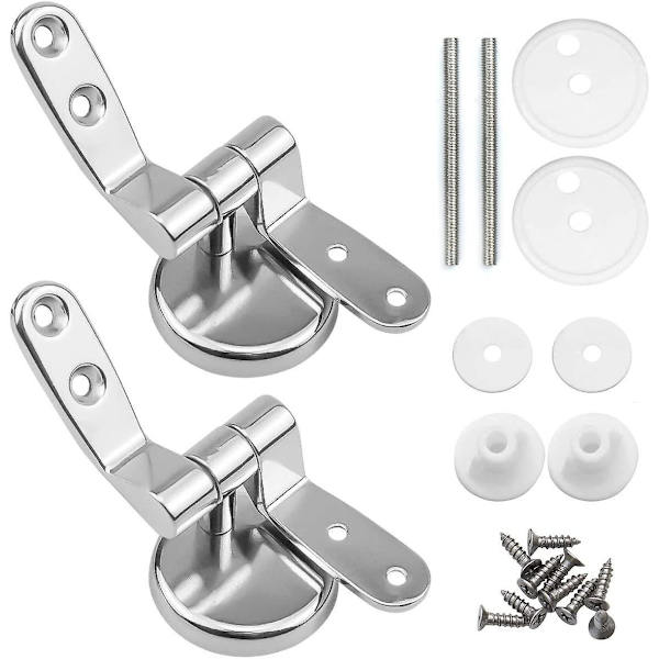 2-pack Toalettlockfästen, Ersättningsfästen för Toalettlock med Fästen i Metall