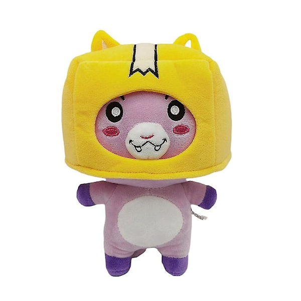 Lankybox Plysjleketøy Lankybox Foxy Plysj Avtakbar Tegneserie Robot Myk Leketøy Plysj Barnegave Gjort Om Til En Dukke Jentesengpute Z 34CM