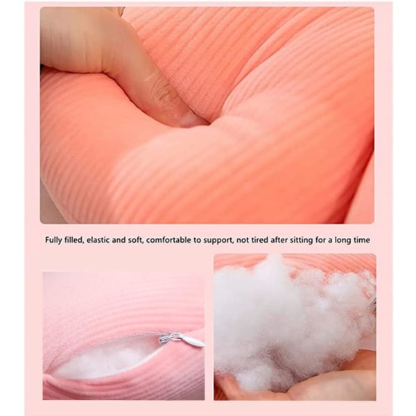 Kukkalattiatyyny Daisy kukkamuotoinen tyyny Söpö istuinpehmuste Pehmotuolityyny tyynynheitintyyny Kodinsisustus naisille lukema (vaaleanpunainen)