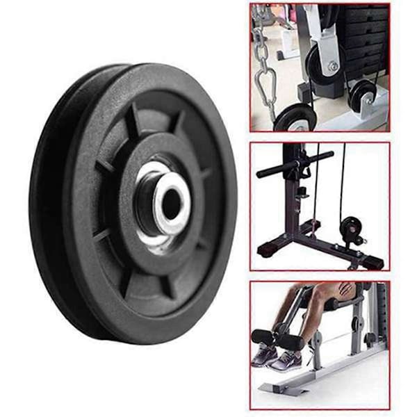 2 stk. 90mm Trinseruller Nylon Lejer Trinser Gym Udstyr Dele Fitness Udstyr Dele