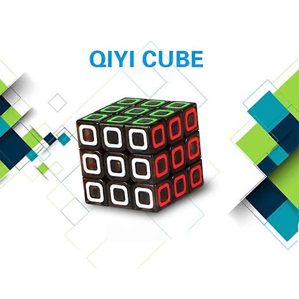 3x3x3 Pyraminx 3&times;3 Magisk Cube Speed Puzzle Leke for Barn 3X3 Speil Cubo Magico Prikk Sirkel Svart Bakgrunn Cube Puzzle A
