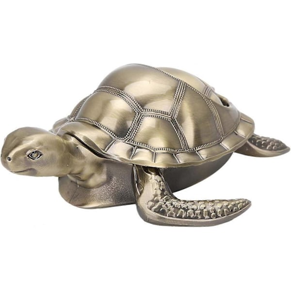 Metal Skildpadde Askebæger Bærbar Cigar Askebæger Røglugt Eliminator (Kobber) COLOR 2