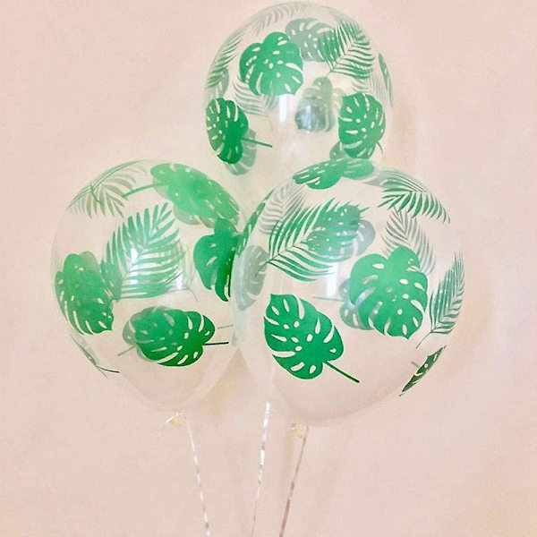50 Tropiska Skogsballonger Set