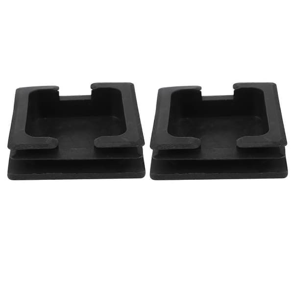 75 mm x 75 mm firkantede plastikpropper, rørindsatser, endelukninger, 2 stk.