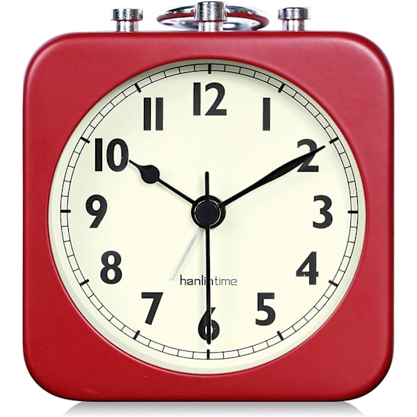 Analog Alarm Clock Rød Kvadrat