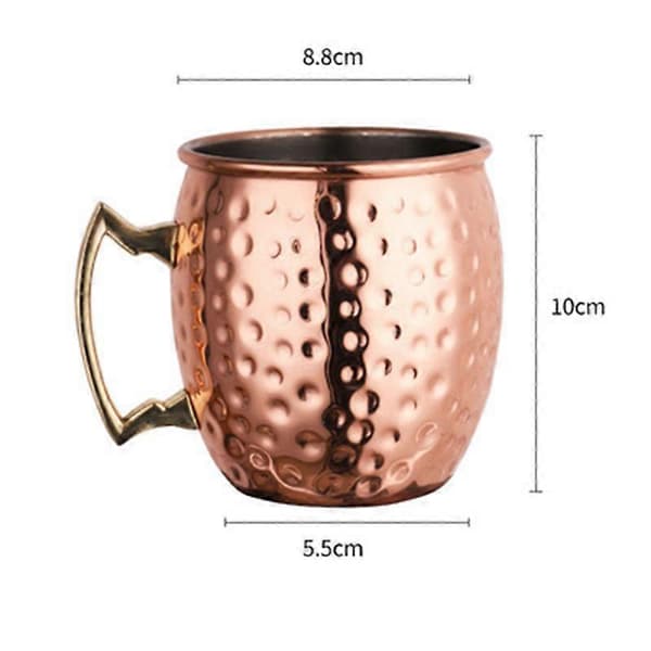 Moscow Mule Kop Rustfrit Stål Vin Kop Cocktail Drikke Kop 530ml Copper Dot