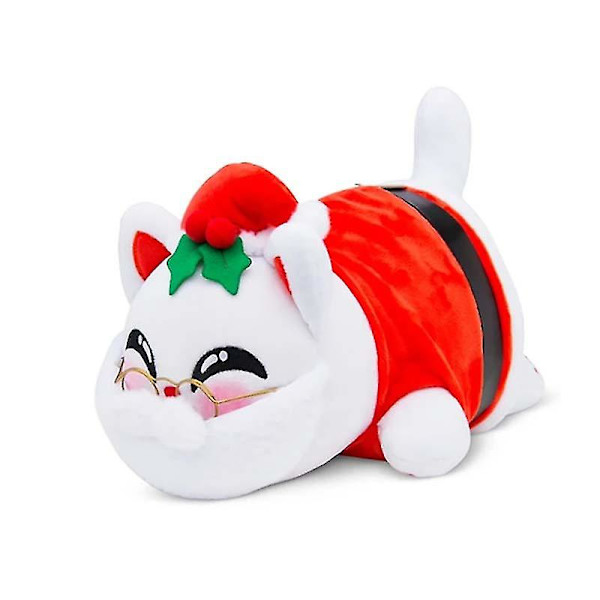 Aphmau Meows Katt Plyschleksak - Mjuk Meemeow Fylld Donut Katt, Kawaii Pommes Frites Och Cheeseburger Mat Plyschdocka - Perfekt Julklapp Santa Claus