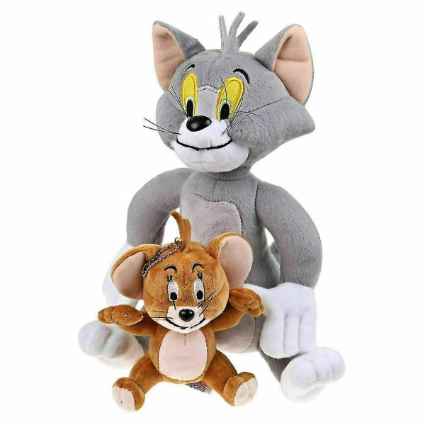 Ny Tom och Jerry plyschdocka mjuk söt tecknad leksak Anime katt och mus