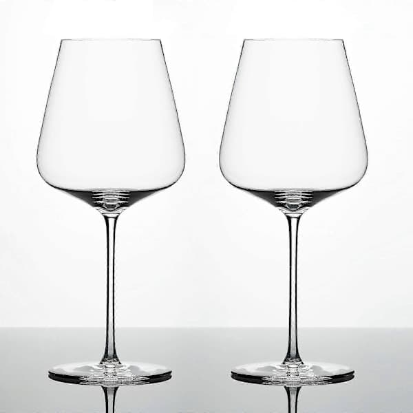 Denk'Art Bordeaux Handblåsta Kristallglas | Set om 2 2025