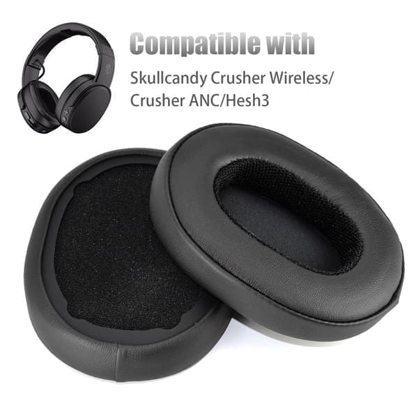Ørepuder til Skullcandy Crusher Wireless/Crusher ANC/Hesh3 Sort—par