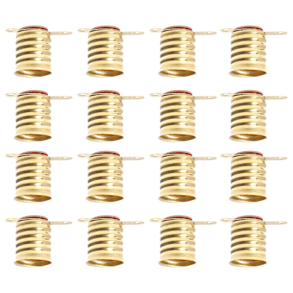 25 st E10-lampsockeladapter, E10-lampbasadapter, miniatyrlampbas