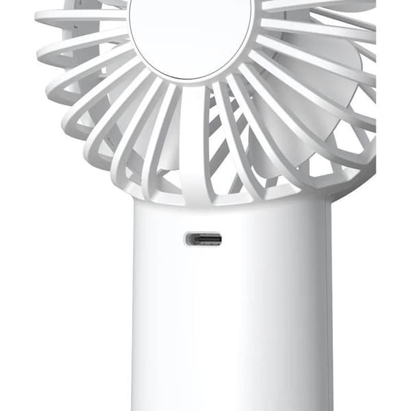 SiGN Mini USB Bärbar Fläkt med Lampa - Vit-AquaForge