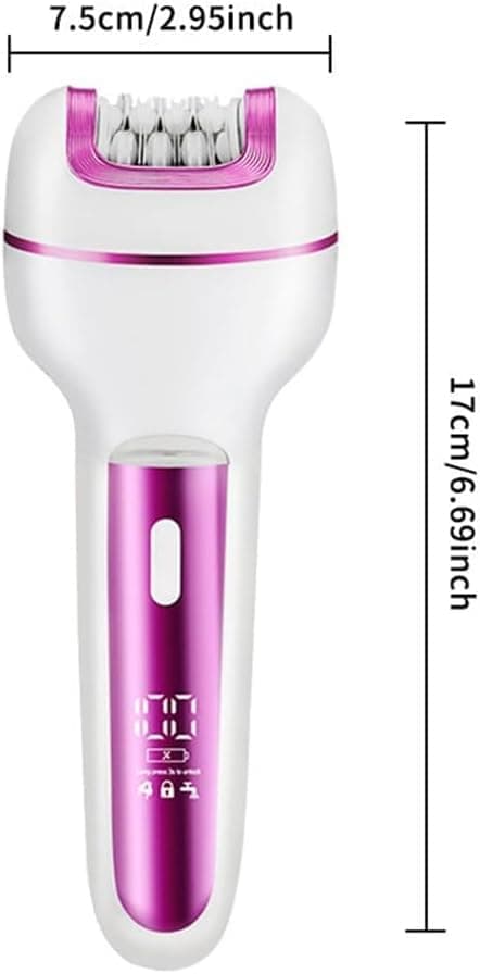 Epiluxe Osmo Original Elektrisk Epilator til Kvinder med Eksfolierende Børste til Armhuler og Arme