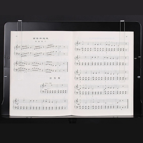 1 par musikarkklips, bærbar, letvægts til keyboard, musiker, klaver