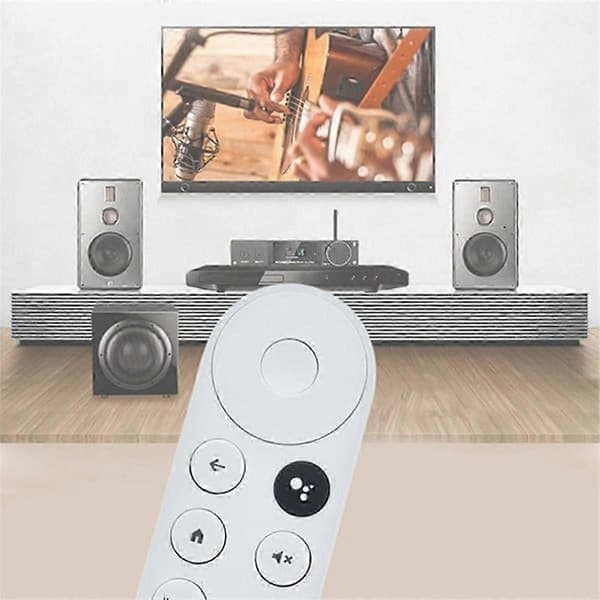 2 stk. erstatningsfjernbetjening til 2020 Google TV 4K Bluetooth stemmestyring G9N9N