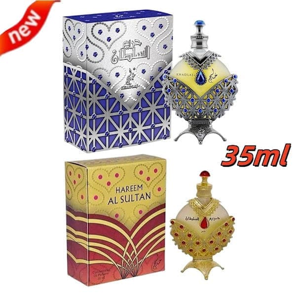 Khadlaj Hareem Al Sultan Gold Konsentrert Oljeparfyme 35 ml Spray for kvinner blue 1pcs