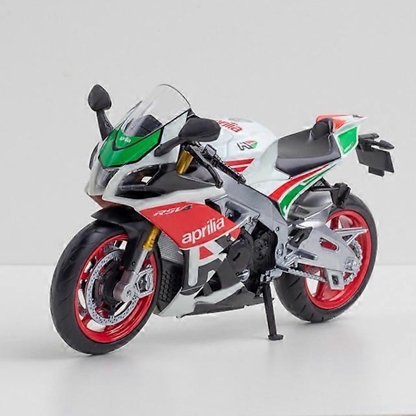1:12 Suzuki GSX-R1000R Metalliseos Kilpa-moottoripyörämalli Painevalettu Katu Cross-Country Moottoripyörämalli Lasten Lelu Lahja RSV4 Green FoamBox