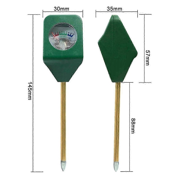10 st Mini Portabel Hygrometer Testare Jordfuktighet Mätare Inomhus Krukväxter Plantering