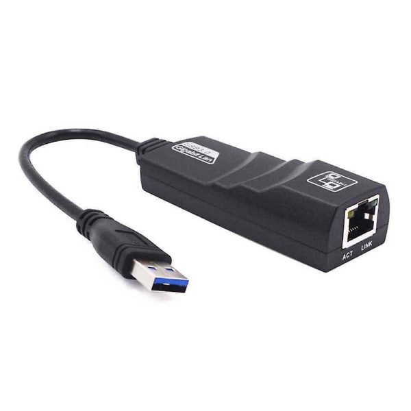 Usb 3.0 til 10/100/1000mbps Gigabit Rj45 Ethernet Lan Nettverksadapter for PC Mac Jikaix