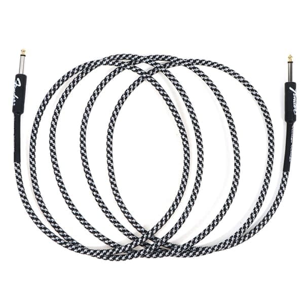 Fender-kitarakaapeli, johto, bassokaapeli, Elbox o -kaapeli, melu R musta 3m