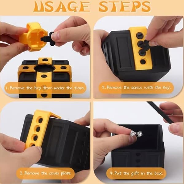 Långfinger överraskningslåda – 3D-printad \"Riktigt irriterande\" presentförpackning, skämtpresentlåda, överraskningslåda, födelsedag (E)