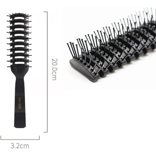 Hair Brush Set Vented Detangling Hair Brush Styling Hairbrush Pin Hair Brush Hair Comb For Blow Drying Hair Styling Tools For Women Men Kid All Wet Or