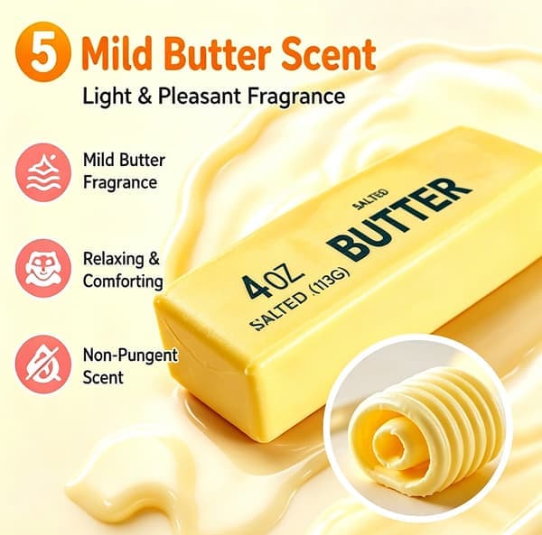 2-pack smörsticka squishy leksaker mjuka långsamt stigande klämleksaker anti-stress fidget leksaker för barn och vuxna sensorisk present Yellow