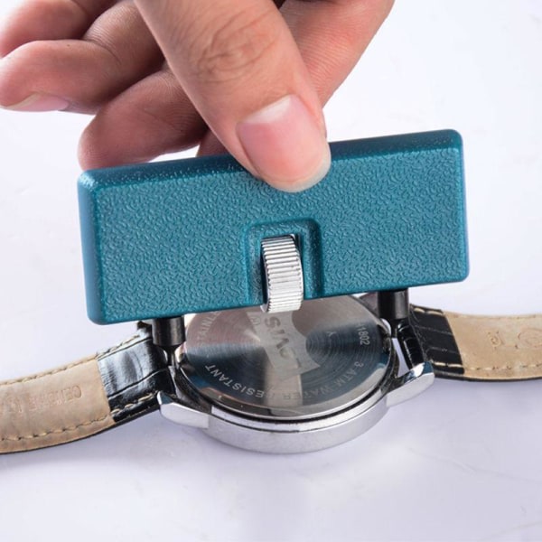 Watch - Batteribyte, Byt batteri på watch - Case - Blå