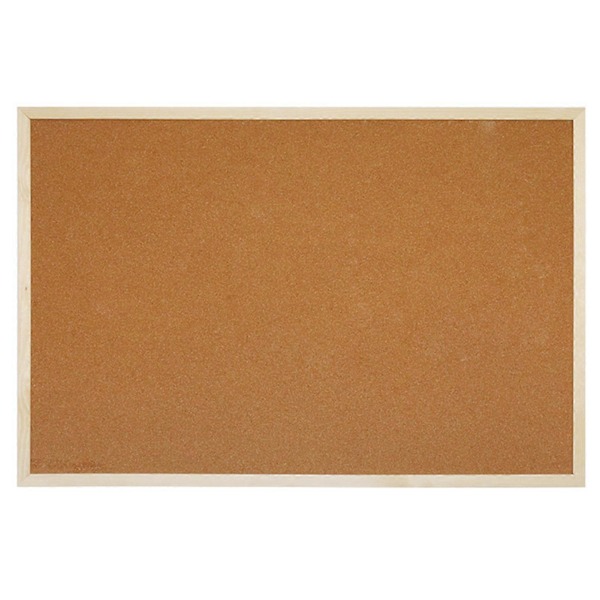 1 Sett Korktavle Varig Multifunksjonell Tre Ramme Korktavle for Notater Meldinger Bilder Memo S