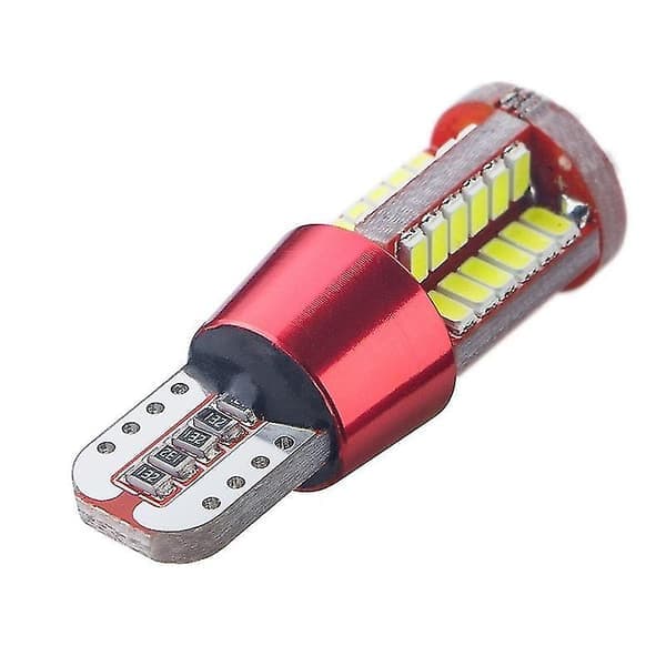 LED-lys til bil, interiør, parkeringslys, kupé, leselys, xenon-erstatning (2 stk, rød)