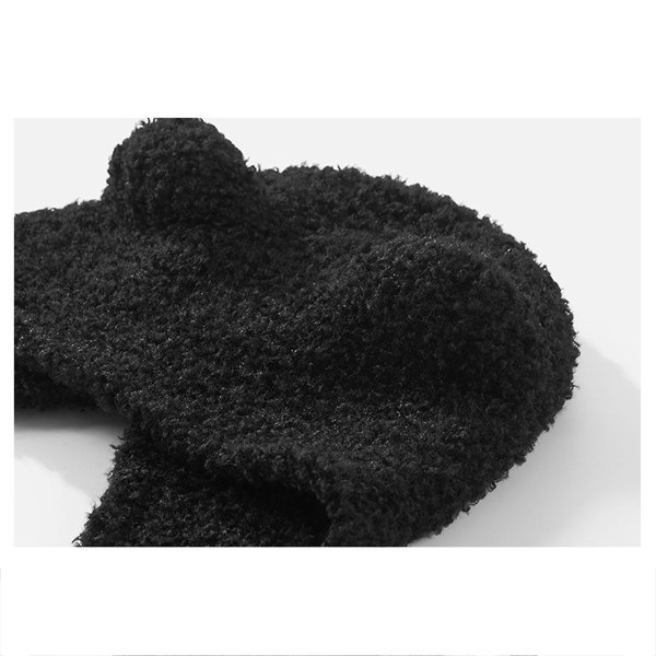 Ihana karhun muotoinen lämmin hattu Kevyet pehmeät mukavat lämpimät hatut sisäkäyttöön ulkona päivittäiseen käyttöön Gray