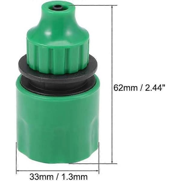 Snabbkoppling för trädgårdsslang, 4 mm innerdiameter, 5-pack, för trädgårdsbevattningssystem.