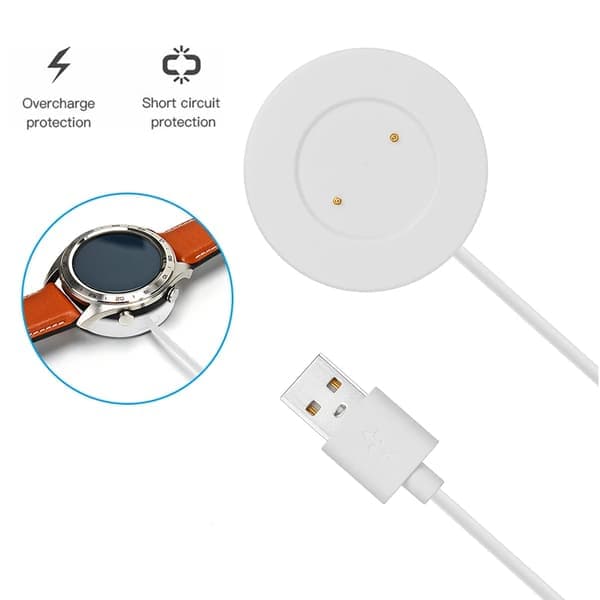 Huawei Watch GT 2E / Honor Magic Watch 2/Dream/GS Pro Oplader Dock Hvid Hvid