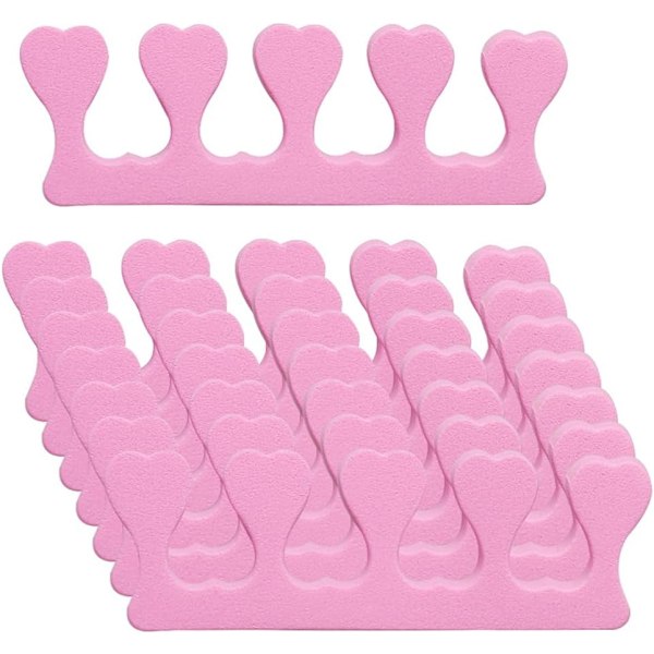 20 Pcs Sponge Toe Separators, Toe Dividers Spacer Finger Separators for Men Women Nail Art Pedicure Manicure Polishing Coating Gel Painting Beauty