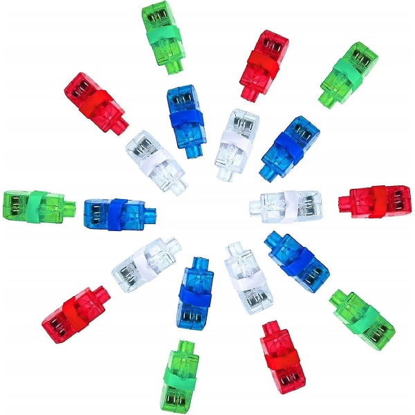 20st Super Bright Led Finger Lights Finger Ficklampa Light Up Toys Party Favor Supplies (blandad färg)