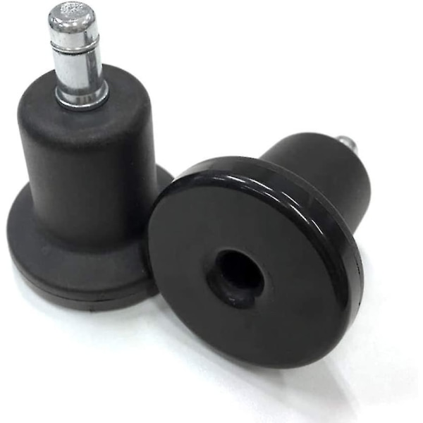Kontorstol 2 tommers svingbare faste hjul Plast glidebane stolbein 5 stykker (yu-1)
